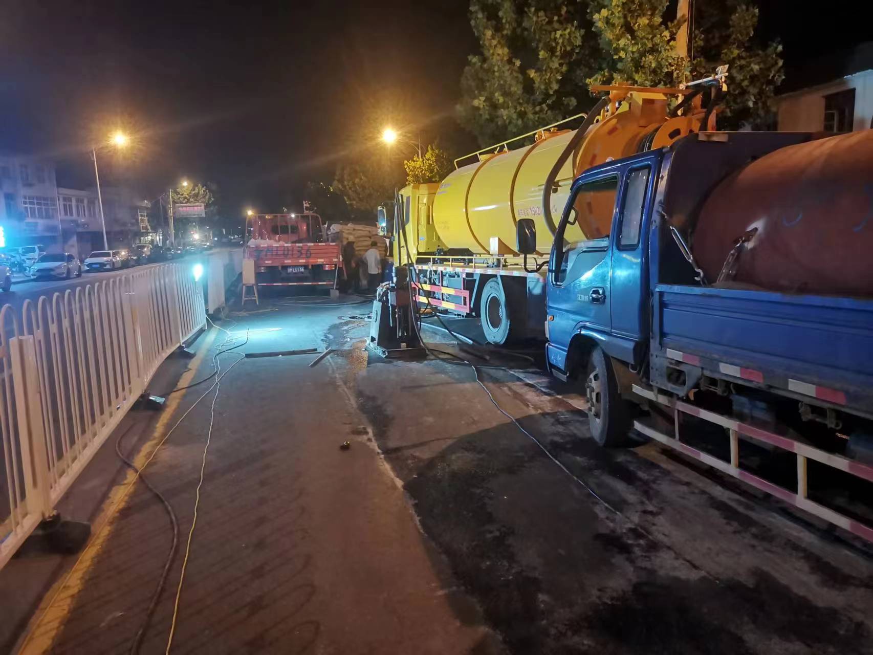 渔薪镇路面压密注浆